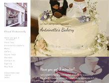 Tablet Screenshot of antoinettesbakery.com